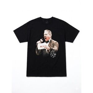 Anti Social Social Club x UFC T-Shirt Mens Black Sz L Bruce Buffer It's Time!